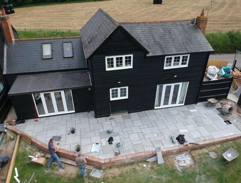 Rear extension glazing in Essex